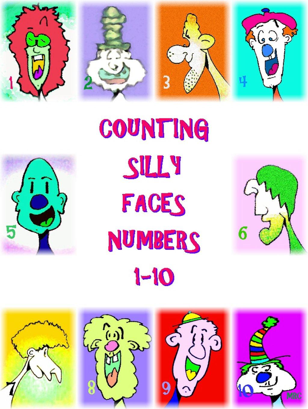 Silly Faces Counting Poster #1